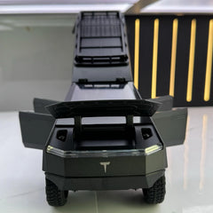 [TOY] 1:24 Tesla 2023 Cybertruck Camper RV Gray Model Car Die-Cast