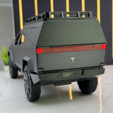 [TOY] 1:24 Tesla 2023 Cybertruck Camper RV Gray Model Car Die-Cast