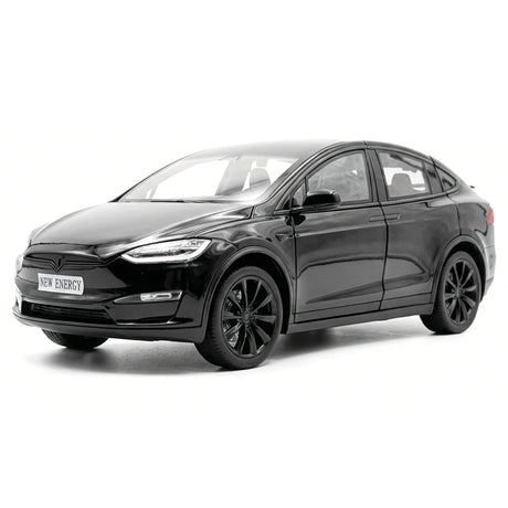 [TOY] 1:24 Tesla 2024 Model X Plaid Black Model Car Die-Cast