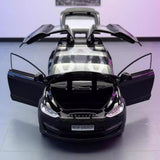 [TOY] 1:24 Tesla 2024 Model X Plaid Black Model Car Die-Cast