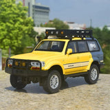 [TOY] 1:24 Toyota 1990 Land Cruiser LC80 イエロー モデルカー Die-Cast