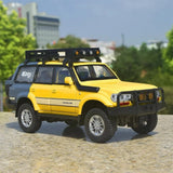 [TOY] 1:24 Toyota 1990 Land Cruiser LC80 イエロー モデルカー Die-Cast