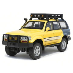 [TOY] 1:24 Toyota 1990 Land Cruiser LC80 Yellow Model Car Die-Cast