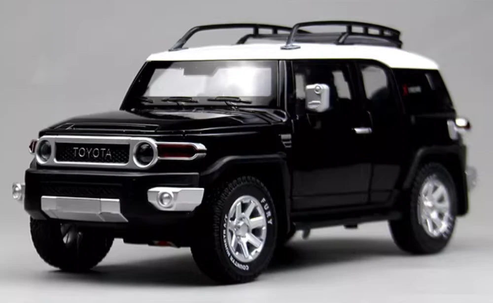 [TOY] 1:24 Toyota 2007 FJ Cruiser Black Model Car Die-Cast