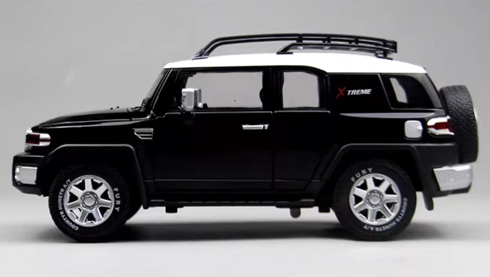 [TOY] 1:24 Toyota 2007 FJ Cruiser Black Model Car Die-Cast