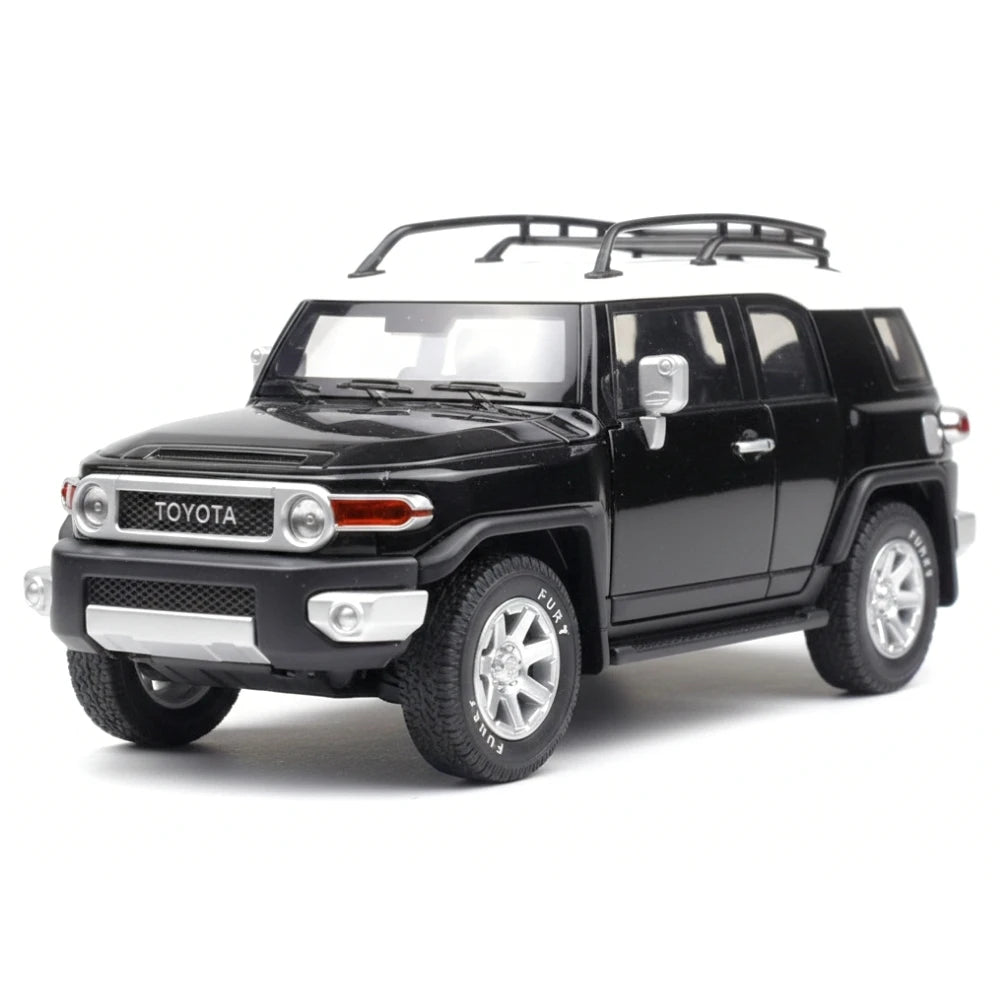 [TOY] 1:24 Toyota 2007 FJ Cruiser Black Model Car Die-Cast