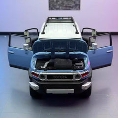 [TOY] 1:24 Toyota 2007 FJ Cruiser Blue Model Car Die-Cast