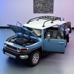 [TOY] 1:24 Toyota 2007 FJ Cruiser Blue Model Car Die-Cast