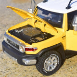 [TOY] 1:24 Toyota 2007 FJ Cruiser Yellow Model Car Die-Cast