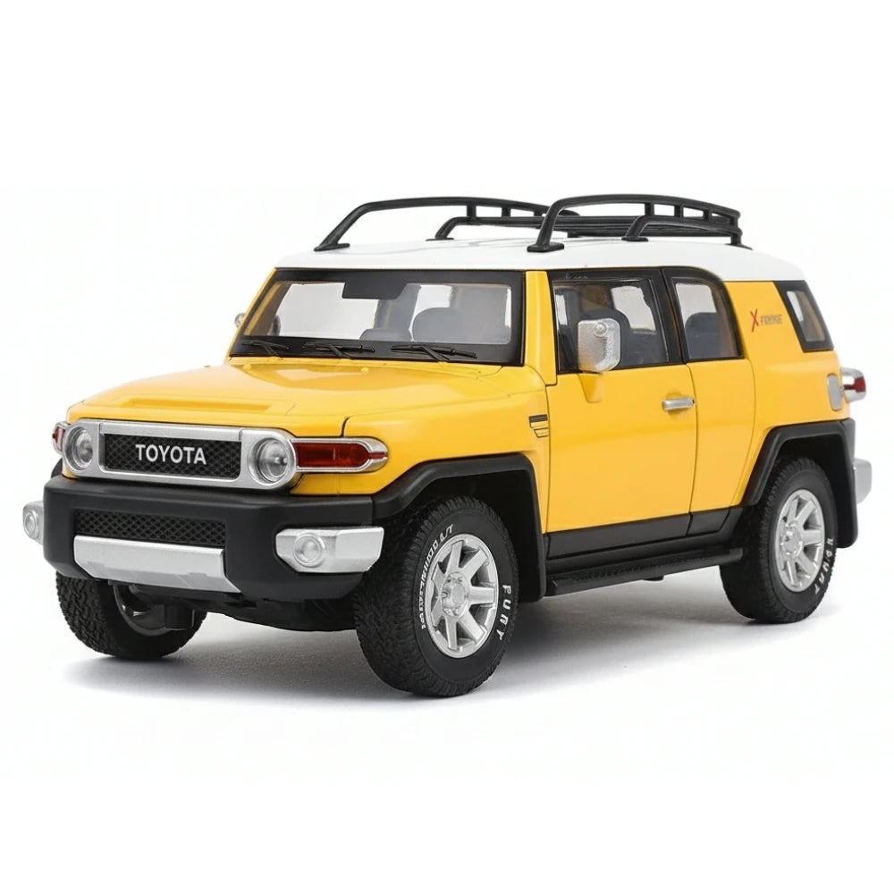 [TOY] 1:24 Toyota 2007 FJ Cruiser Yellow Model Car Die-Cast
