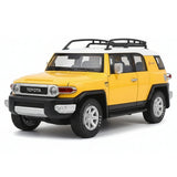 [TOY] 1:24 Toyota 2007 FJ Cruiser Yellow Model Car Die-Cast