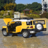 [TOY] 1:24 Toyota 2007 FJ Cruiser Yellow Model Car Die-Cast