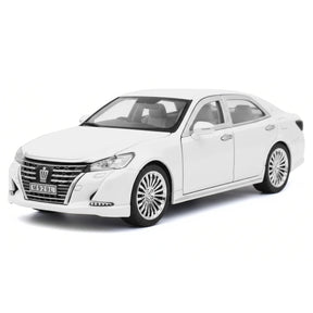 [TOY] 1:24 Toyota 2012 Crown S210 White Model Car Die-Cast