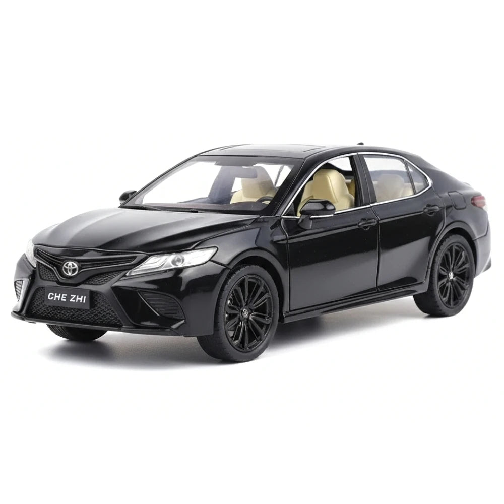 [TOY] 1:24 Toyota 2017 Camry XV70 Black Model Car Die-Cast