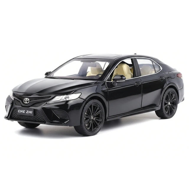 [TOY] 1:24 Toyota 2017 Camry XV70 Black Model Car Die-Cast