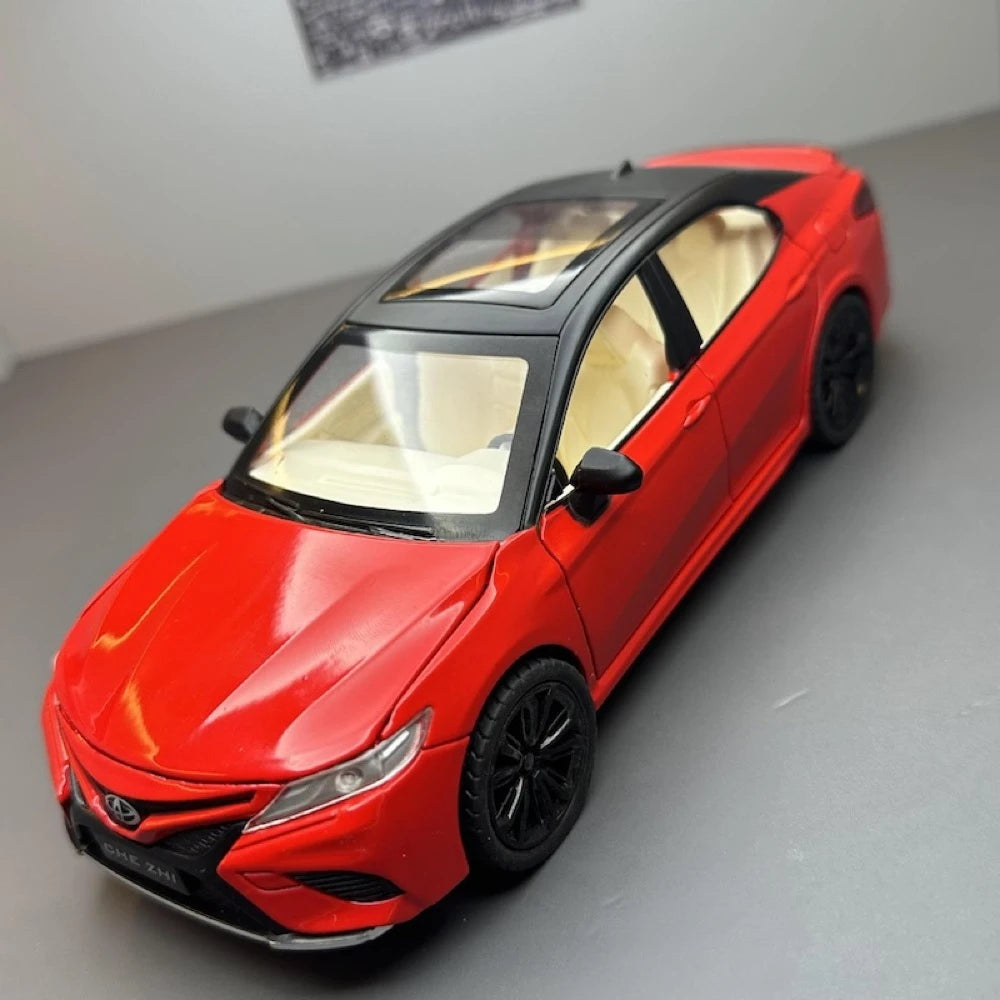 [TOY] 1:24 Toyota 2017 Camry XV70 rosso modellino di auto Die-Cast