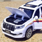 [TOY] 1:24 Toyota 2017 Land Cruiser Prado J150 White Model Car Die-Cast