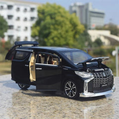 [TOY] 1:24 Toyota 2018 Alphard H30 Black Model Car Die-Cast