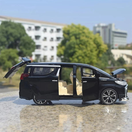 [TOY] 1:24 Toyota 2018 Alphard H30 nero modellino di auto Die-Cast