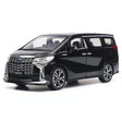 [TOY] 1:24 Toyota 2018 Alphard H30 Black Model Car Die-Cast