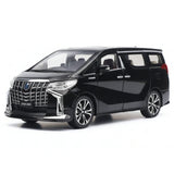 [TOY] 1:24 Toyota 2018 Alphard H30 Black Model Car Die-Cast