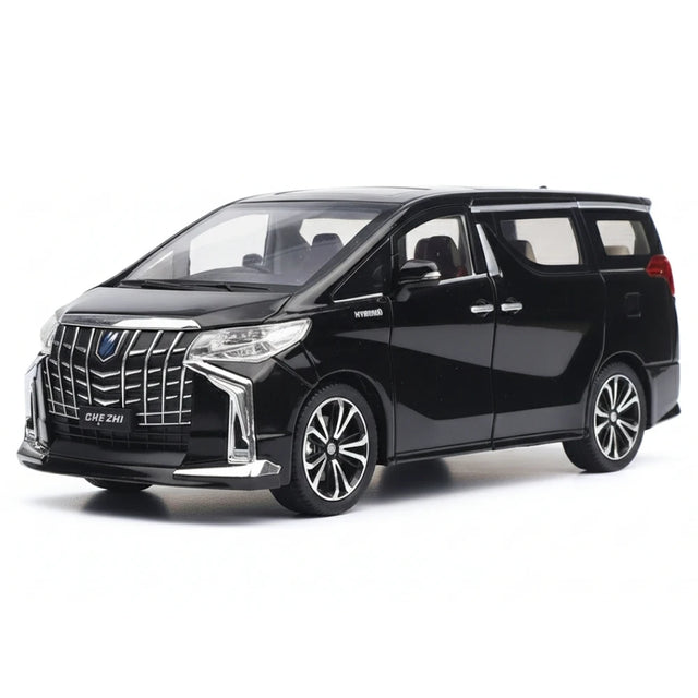 [TOY] 1:24 Toyota 2018 Alphard H30 Black Model Car Die-Cast