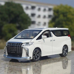 [TOY] 1:24 Toyota 2018 Alphard H30 White Model Car Die-Cast