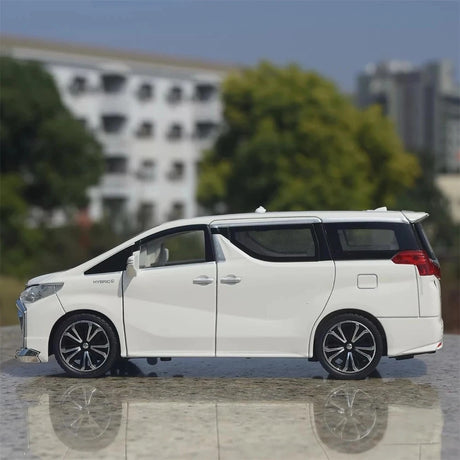 Toyota 2018 Alphard H30 White 1:24 – model wyświetlacza odlewany z odlewu