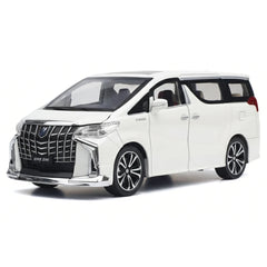 [TOY] 1:24 Toyota 2018 Alphard H30 White Model Car Die-Cast