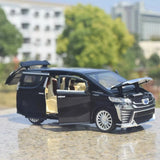 [TOY] 1:24 Toyota 2018 Vellfire H30 Black Model Car Die-Cast