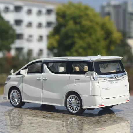 Toyota 2018 Vellfire H30 White 1:24 – model wyświetlacza odlewany z odlewu