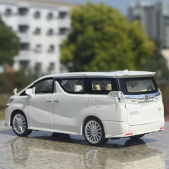 [TOY] 1:24 Toyota 2018 Vellfire H30 White Model Car Die-Cast