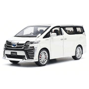 Toyota 2018 Vellfire H30 biały 1:24 – model samochodu z metalu odlewanego do ekspozycji