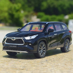 [TOY] 1:24 Toyota 2019 Highlander XU70 nero modellino di auto Die-Cast