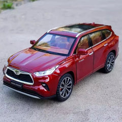[TOY] 1:24 Toyota 2019 Highlander XU70 Red Model Car Die-Cast