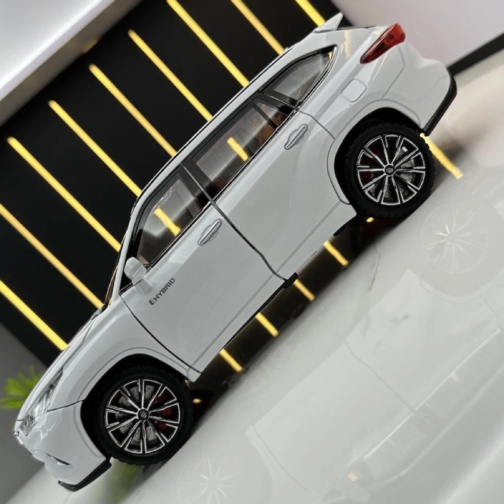 [TOY] 1:24 Toyota 2019 Highlander XU70 White Model Car Die-Cast