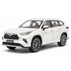 [TOY] 1:24 Toyota 2019 Highlander XU70 White Model Car Die-Cast