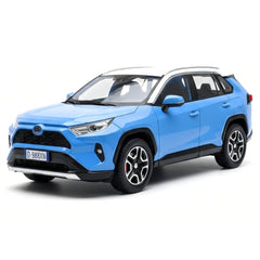 [TOY] 1:24 Toyota 2019 RAV4 XA50 Blue Model Car Die-Cast