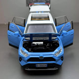 [TOY] 1:24 Toyota 2019 RAV4 XA50 Blue Model Car Die-Cast