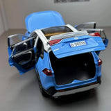 [TOY] 1:24 Toyota 2019 RAV4 XA50 Blue Model Car Die-Cast