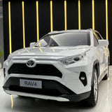 [TOY] 1:24 Toyota 2019 RAV4 XA50 ホワイト モデルカー Die-Cast