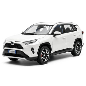 [TOY] 1:24 Toyota 2019 RAV4 XA50 ホワイト モデルカー Die-Cast
