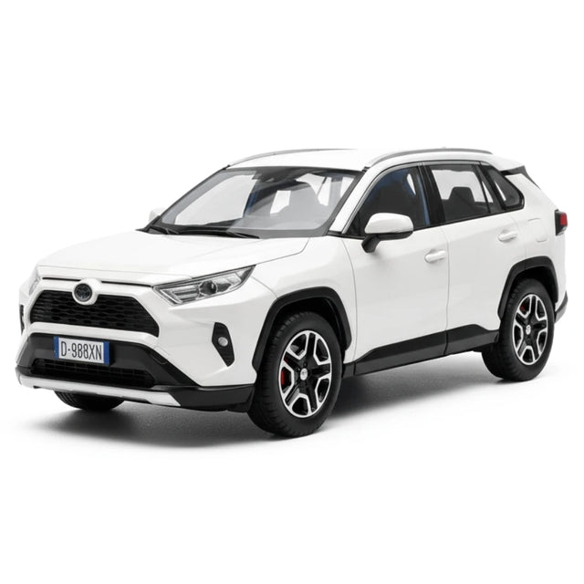 [TOY] 1:24 Toyota 2019 RAV4 XA50 ホワイト モデルカー Die-Cast
