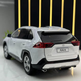 [TOY] 1:24 Toyota 2019 RAV4 XA50 ホワイト モデルカー Die-Cast