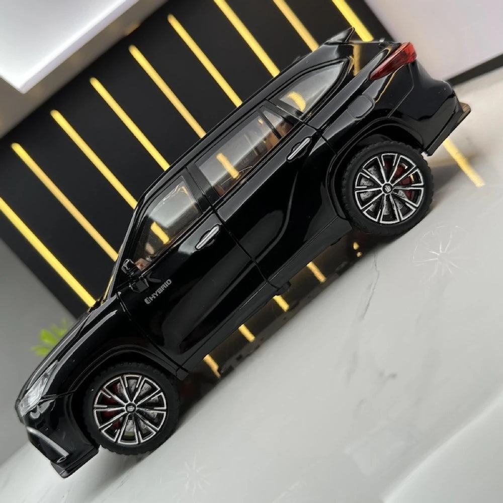 [TOY] 1:24 Toyota 2021 Crown Kluger XU70 ブラック モデルカー Die-Cast
