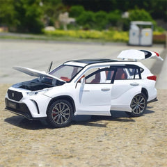 [TOY] 1:24 Toyota 2021 Crown Kluger XU70 blanc voiture miniature Die-Cast