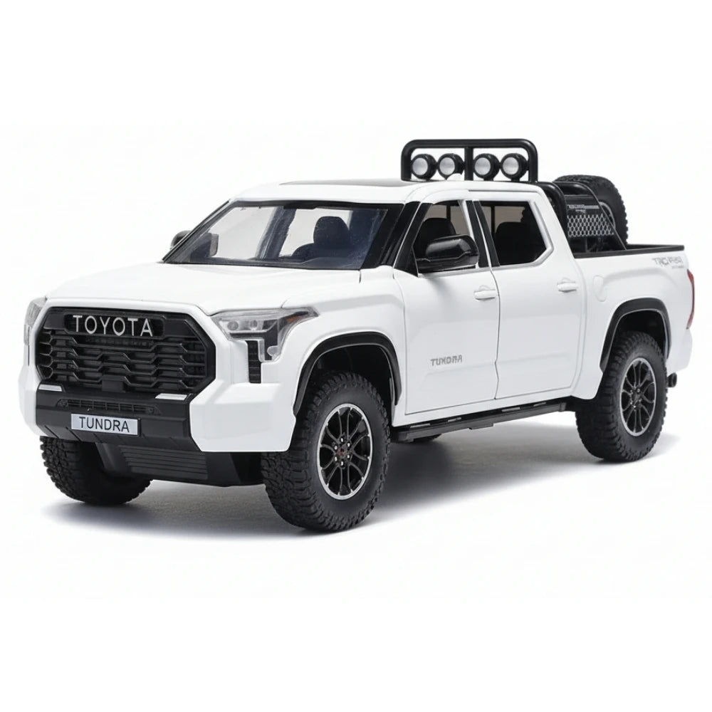[TOY] 1:24 Toyota 2022 Tundra XK70 White Model Car Die-Cast