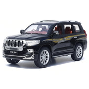 Toyota 2023 Land Cruiser Prado J50 czarny 1:24 – model samochodu z metalu odlewanego do ekspozycji