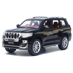 [TOY] 1:24 Toyota 2023 Land Cruiser Prado J50 Black Model Car Die-Cast