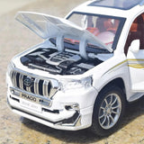 [TOY] 1:24 Toyota 2023 Land Cruiser Prado J50 White Model Car Die-Cast